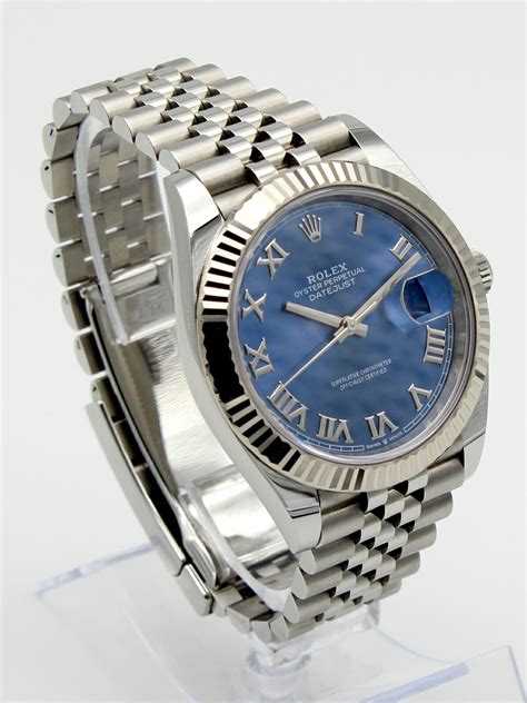 Rolex Datejust 41 Blue Roman Dial 